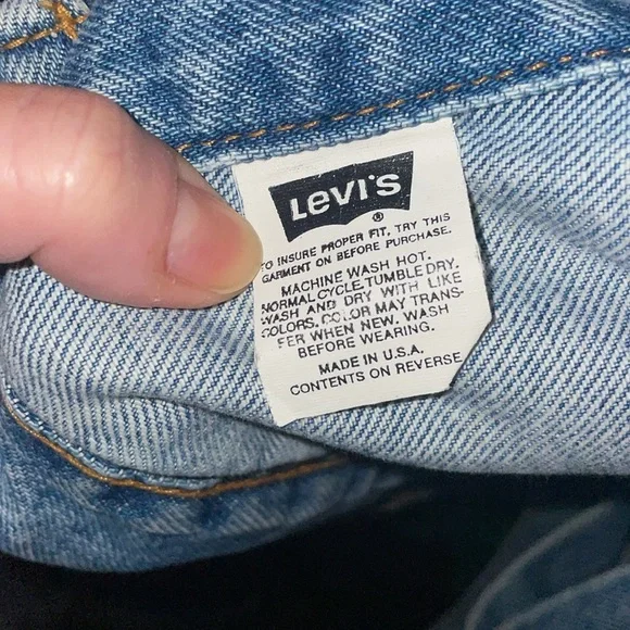 Vintage 90s Orange Tab Levi’s Denim Jacket - Picture 11 of 11